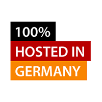 100% hosted in Germany